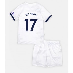 Tottenham Hotspur Cristian Romero #17 Domaci Dres za Dječji 2023-24 Kratak Rukavima (+ kratke hlače)